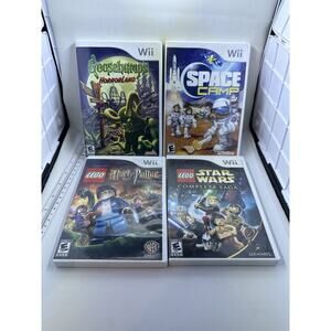 Nintendo Wii games bundle Lego Harry Potter Star Wars Goosebumps Space Camp